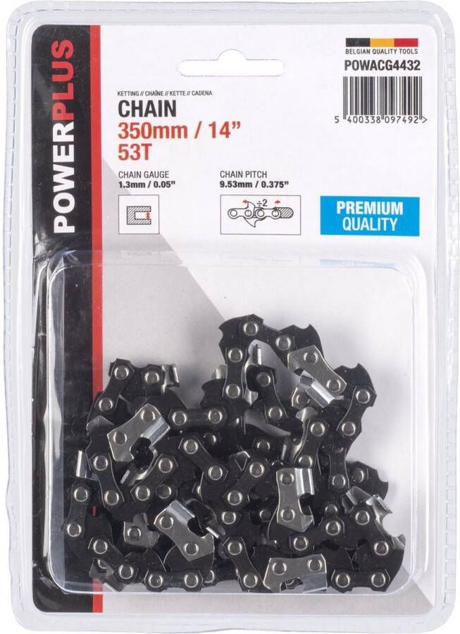 POWERplus POWACG4432 Ketting 14 350mm 53T Premium