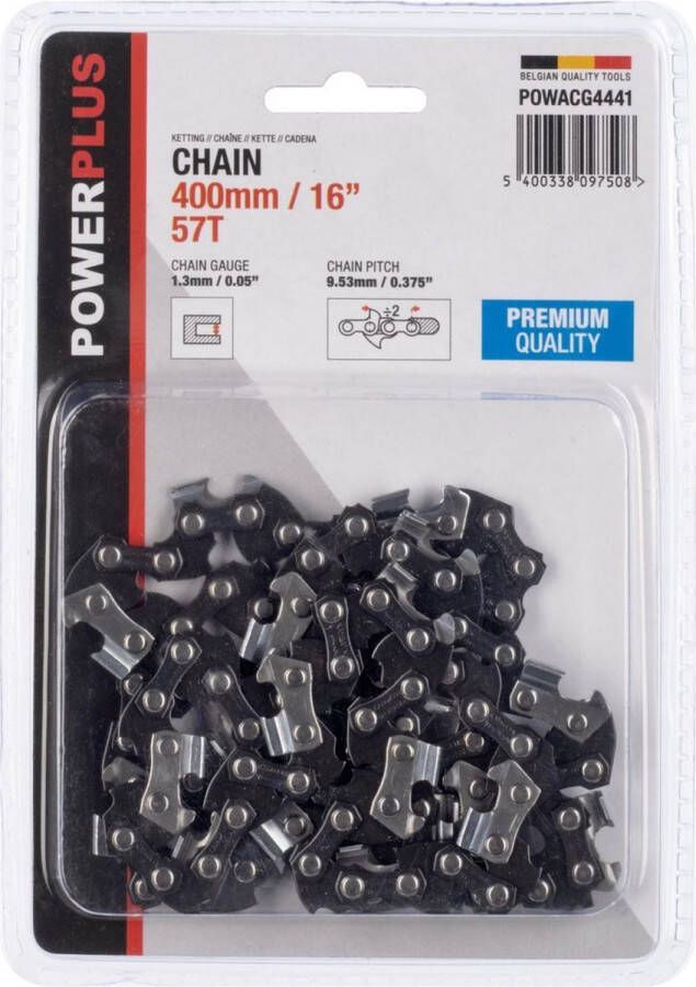 Powerplus POWACG4441 Ketting 16 400mm 57T Premium