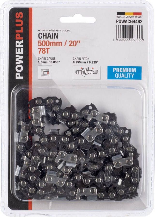 Powerplus POWACG4462 Ketting 20 500mm 78T Premium