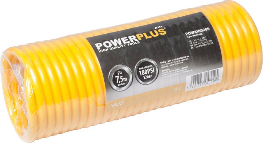 Powerplus POWAIR0200 Compressor slang 7 5m | Luchtslang PU | Compressorslang