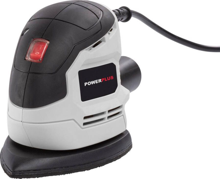Powerplus POWC40200 Elektrische schuurmachine Handpalmschuurmachine Multischuurschuurmachine 130W Incl. Stofzuigaansluiting en 1x schuurpapier