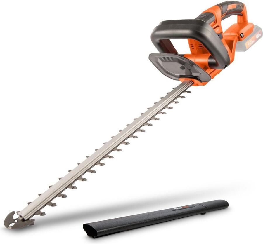 Powerplus Accu-heggenschaar POWDPG75301 Accu-haagschaar van 20 v zonder accu en lader mes van 515 mm en snijafstand van 15 mm tuingereedschap