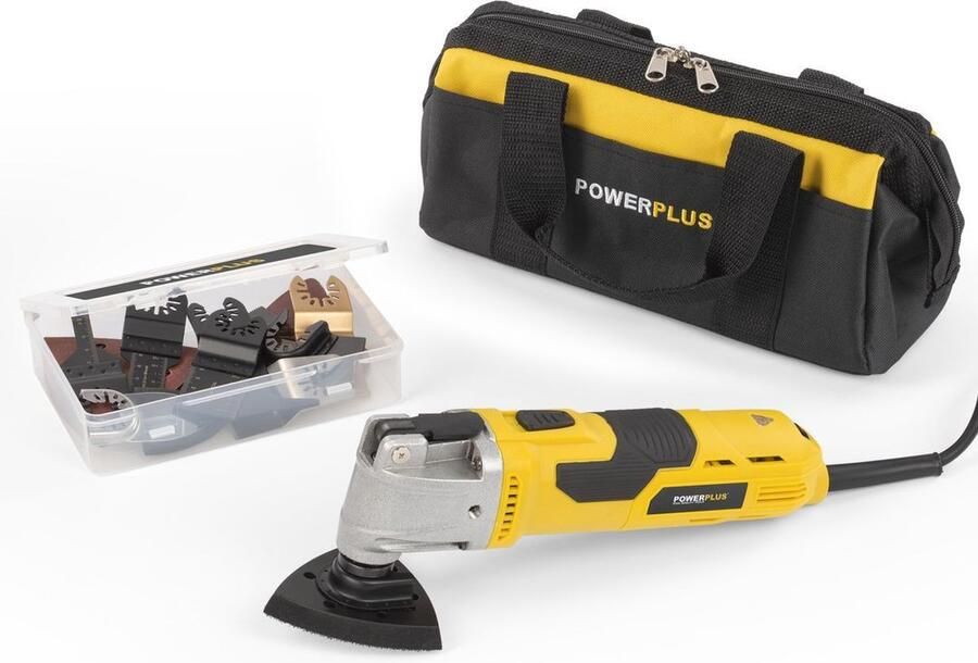 Powerplus Oscillerende multitool POWX1348 450W Veelzijdige multitool met 35 acc. gereedschap set