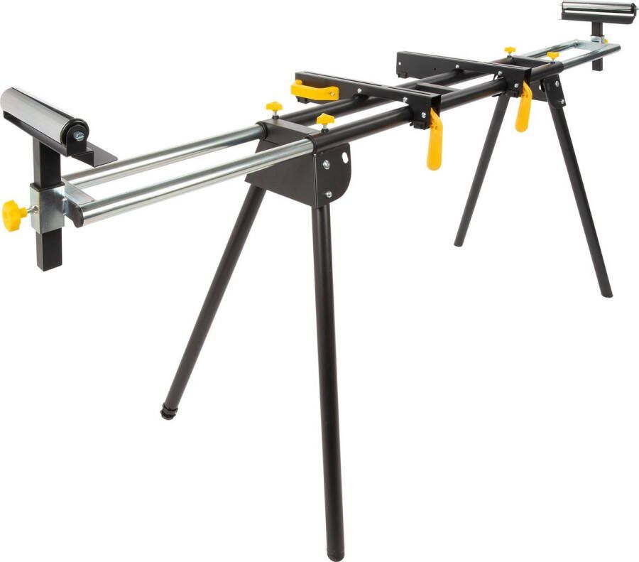 Powerplus POWX075200 Verstekzaag – Afkortzaag – Onderstel Universeel – Hoogte 1m – Breedte 2m – Tot 150kg draaggewicht