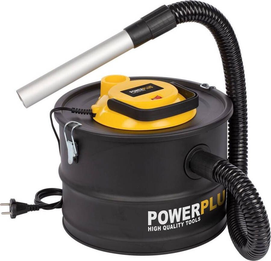 Powerplus POWX3000 Aszuiger 1000W Opvangbak 15L Incl. blaasfunctie en vervangbare filter Geschikt voor open haard werkplaats barbecue en kachel