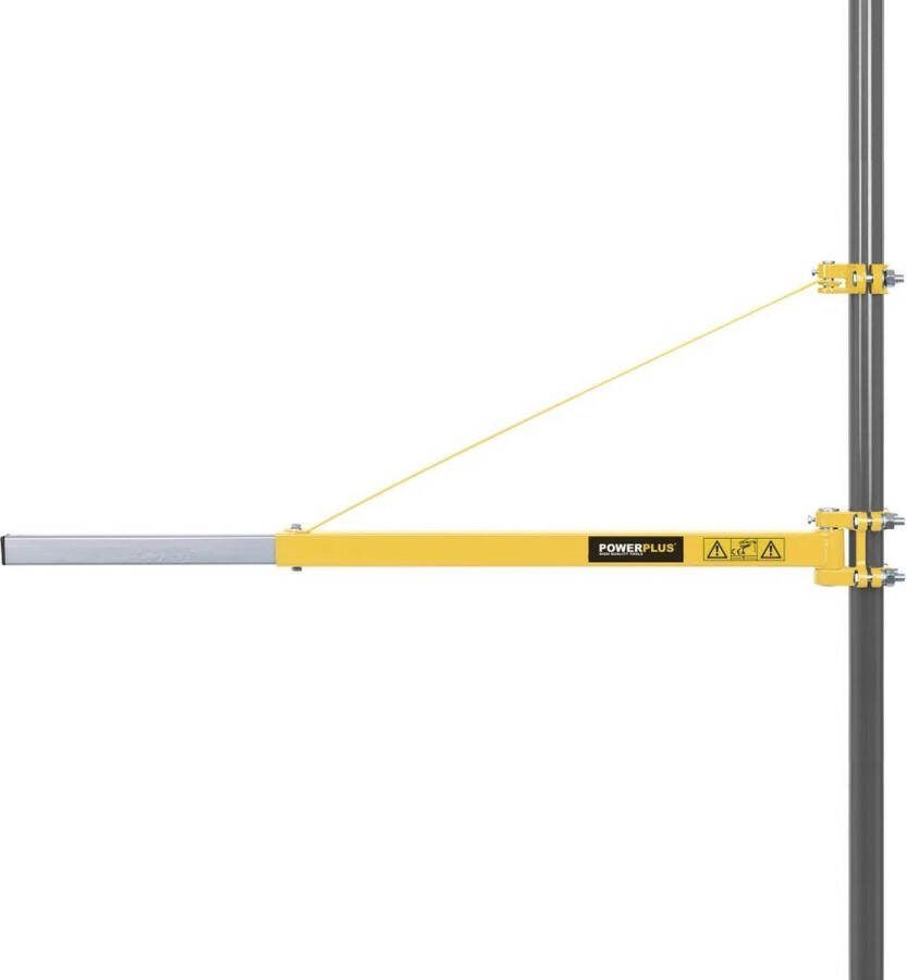 Powerplus POWX910 Zwenkarm voor takel Max. 600kg (750mm) Max. 300kg (1100mm)