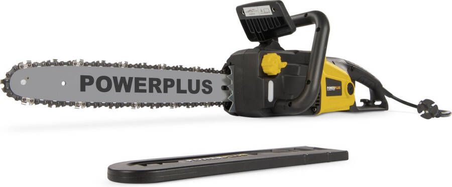Powerplus POWXG1009 Elektrische kettingzaag 2400W Zwaardlengte 400mm Automatische kettingsmering Incl. 1x ketting en 1x zwaard