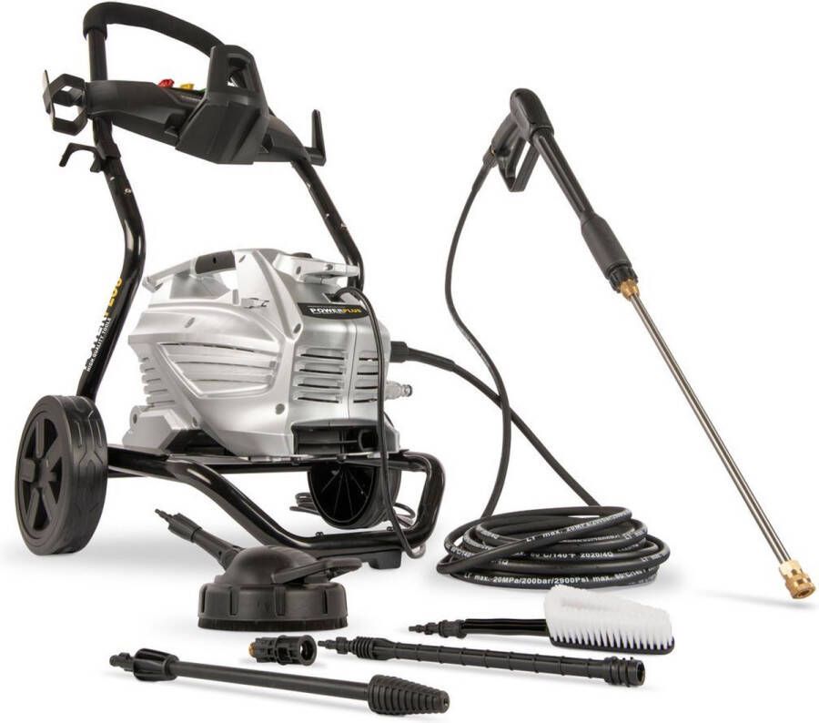 Powerplus POWXG90430 Hogedrukreiniger 3100W max. 190 bar 660 l h Incl. 10m slang en accessoires