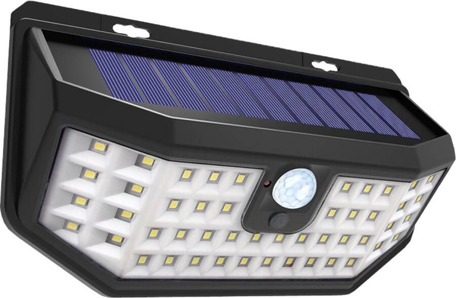 POWERplus Tapir Solar Tuinlamp Wandlamp Buitenlamp 48 helder witte LED | met daglichtsensor en PIR infrarood bewegingsmelder