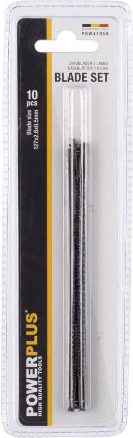 POWERplus zaagbladen POWX195A 127x2 6mm 10 st