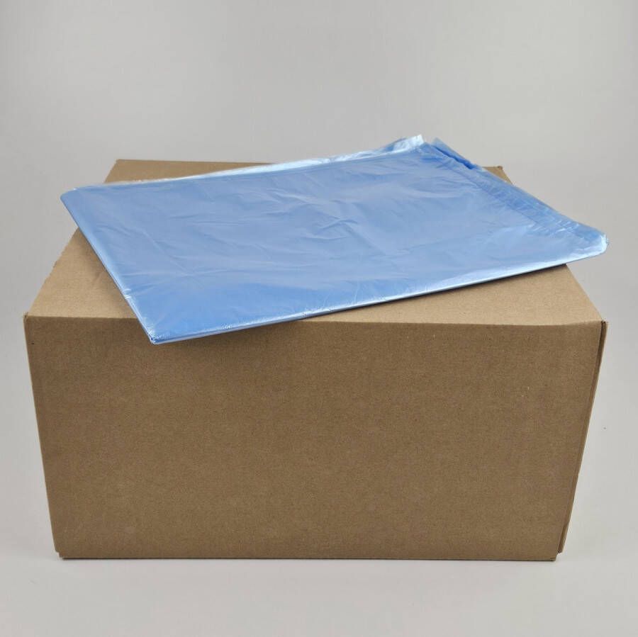 Powersterko Blauwe Kratzakken 1.000 Zakken 80 Liter HDPE 102cm x 80cm (Zakken Voor Kratten Kratzak 80 Liter HDPE Kratzakken Kratzak T10)
