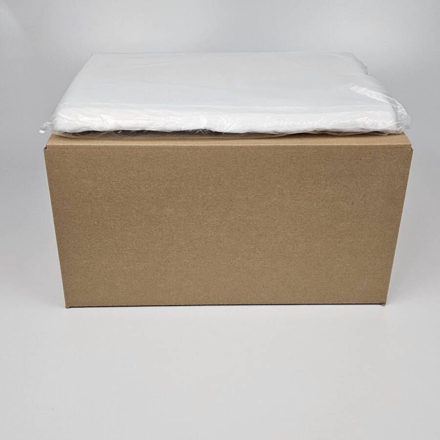 Powersterko Transparante Vuilniszakken 1.000 Zakken 20 Liter HDPE 40cm x 60cm (20 Liter Afvalzakken Vuilniszak 20L Vuilnisbak 20 Liter Zakken)