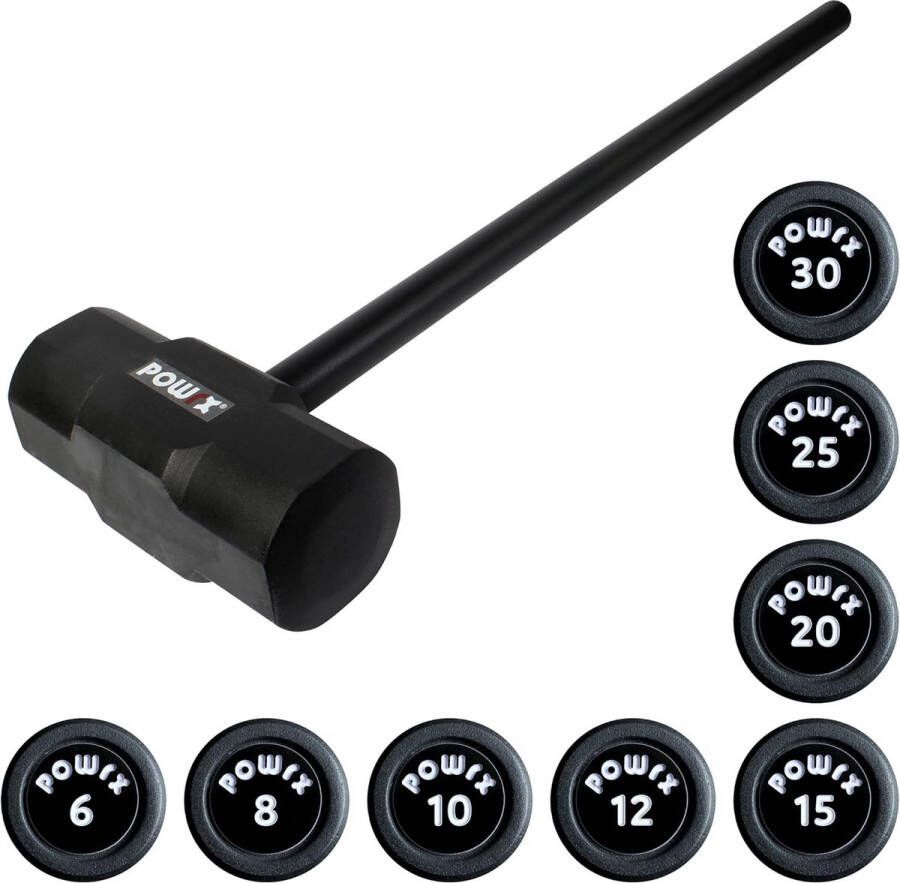 POWRX GYM HAMER GEWICHT HAMER 6 KG TOT 30 KG