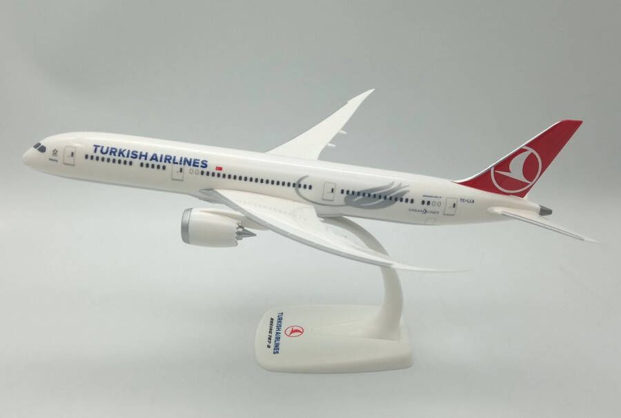 PPC Schaalmodel Turkish Airlines vliegtuig Boeing 787-9 schaal 1:200 lengte 31 40cm