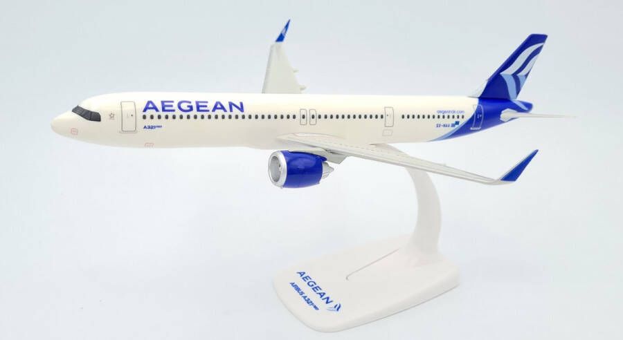 PPC Schaalmodel vliegtuig Aegean Airbus A321neo schaal 1:200 lengte 22 25cm