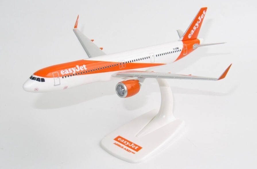PPC Schaalmodel vliegtuig EasyJet Airbus A321neo schaal 1:200 lengte 22 25cm