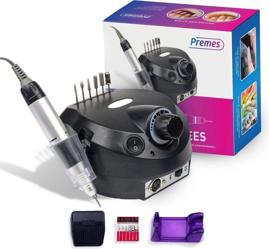 Premes Nagelfrees Professioneel Basis Set Elektrische Met Bitjes Nagelvijl Manicure Set Elektrisch Pedicure Apparaat