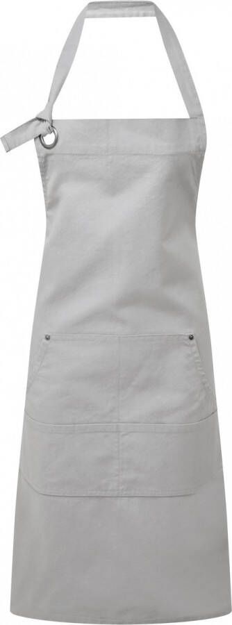 Premier Schort Tuniek Werkblouse Unisex One Size Silver 100% Katoen