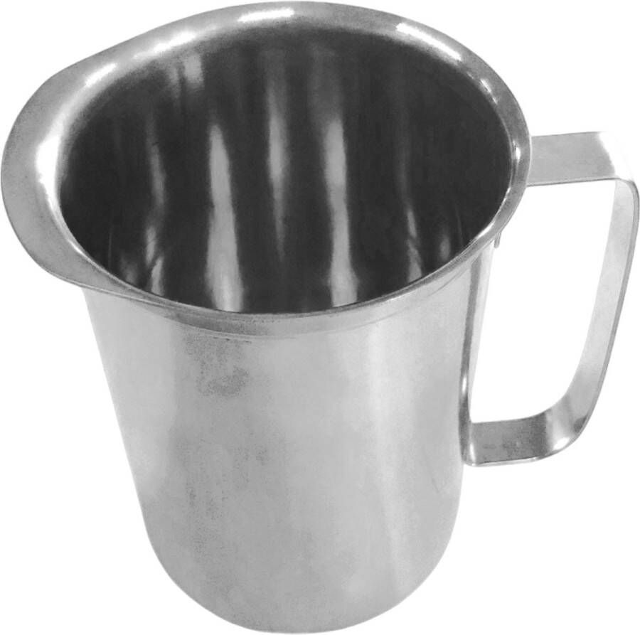 Premis Medical bv Premis RVS maatkan 1000 ml exclusief deksel Maatbeker Measuring Cup