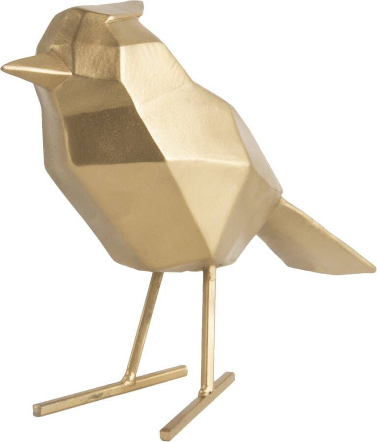 Present Time Decoratief Beeld Origami Vogel large goud