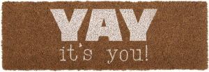 Present Time Door Mat Yay Its You Q3-22
