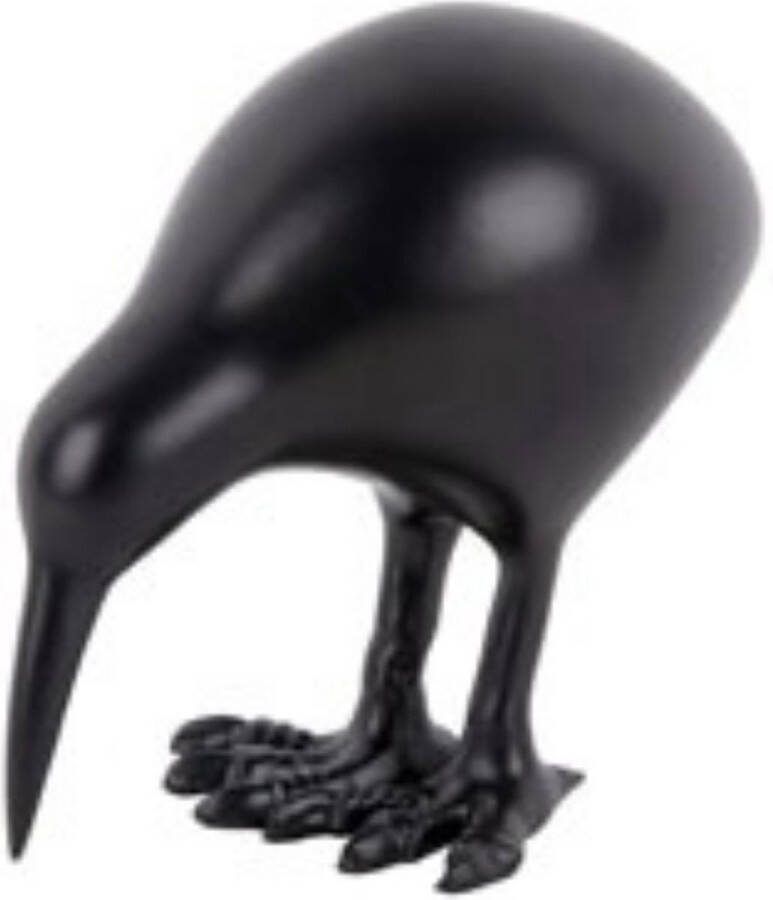 Present Time Ornament Bird Zwart 21x7.5x9.5cm Modern