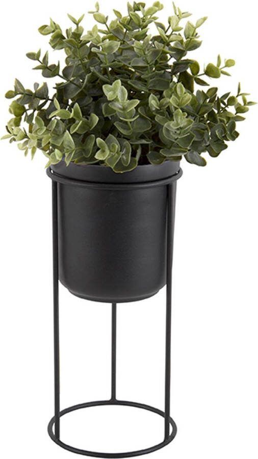 Present Time Pt ( ) Tub Large Bloempot IJzer Ø18 x 32 cm Zwart