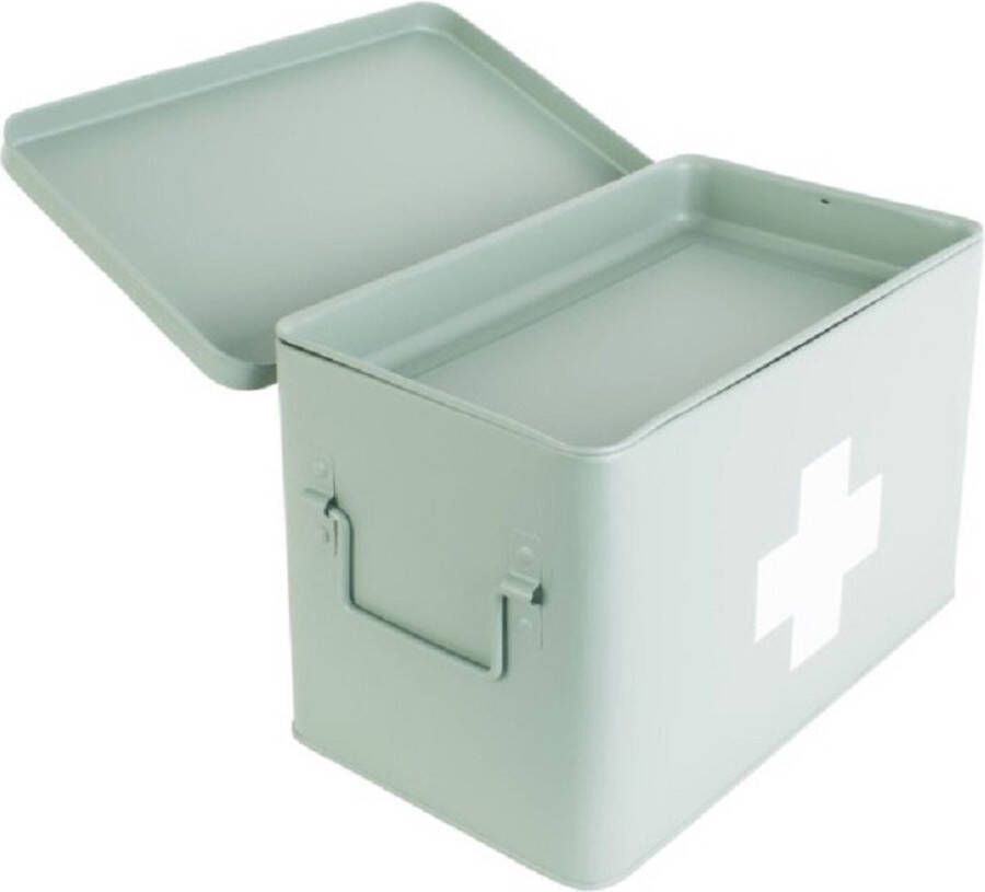 Present Time pt Medicijnkist Jadegroen Mat Large 31 x 19 x21 cm