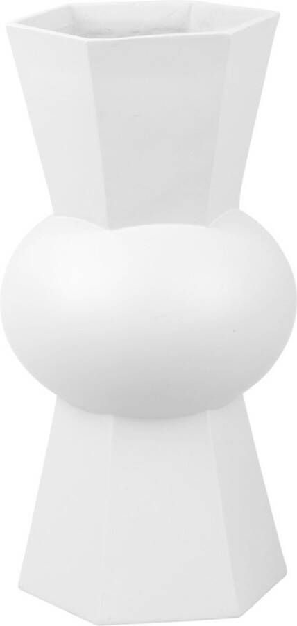 Present Time Vaas Geo Count Wit Ø14cm Scandinavisch Modern