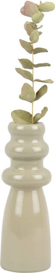 Present Time Vase Sparkle Bottle glass jungle green