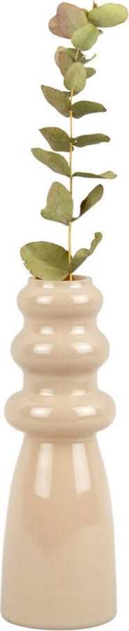 Present Time Vase Sparkle Bottle glass sand brown
