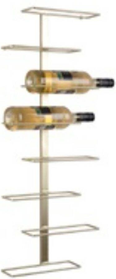Present Time Wijnrek Float Goud 32.5x9.5x80.5cm Modern