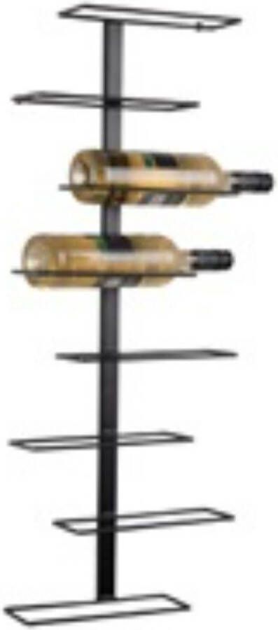 Present Time Wijnrek Float Zwart 32.5x9.5x80.5cm Modern