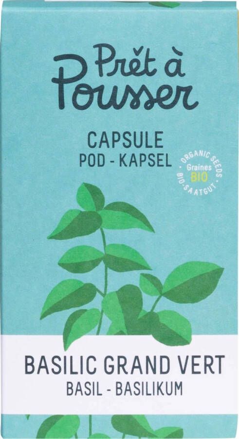 Prêt à Pousser Basilicum capsule compatible met een