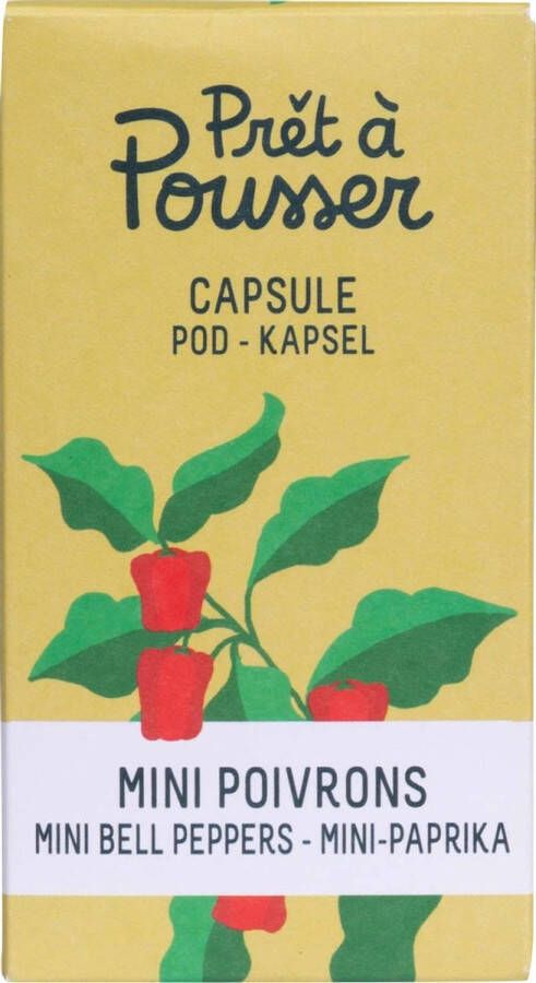 Prêt à Pousser Mini Paprika capsule compatible met een