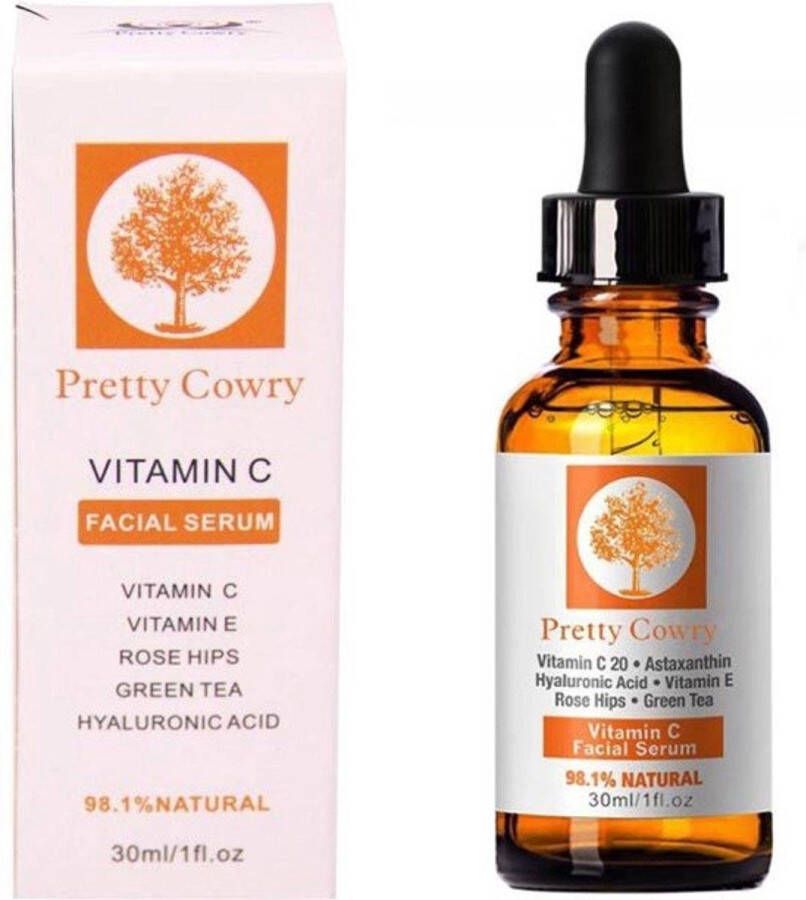 Pretty Cowry Vitamine C Serum |Premium Gezichtsserum | Huidverzorging | Anti-aging | Pigment | Gezichtsverzorging | 30ml