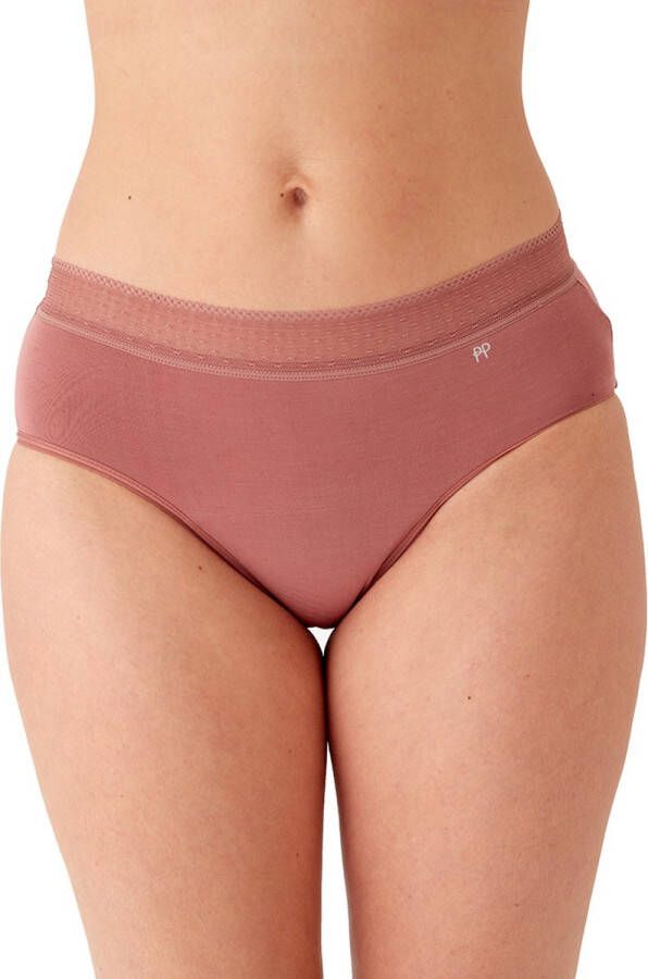 Pretty Polly menstruatie ondergoed menstruatiebroekje vervangt tampons & Maandverband compleet en beschermend ook bij licht urineverlies. Woodrose Xlarge