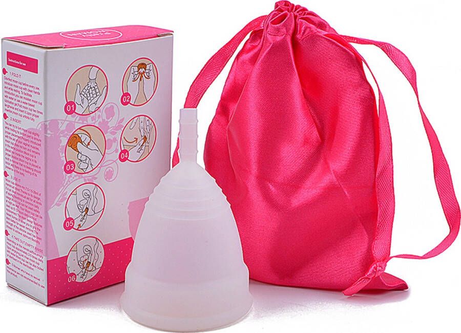 Pretty Woman Menstruatie cup maat S herbruikbaar menstrueren duurzaam period