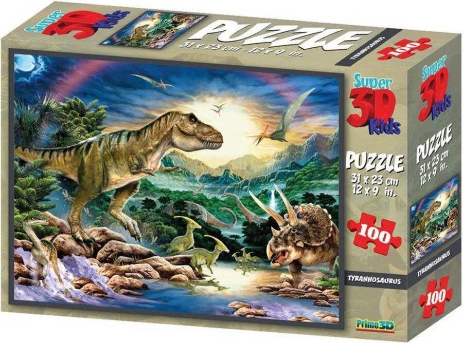 Prime3D Prime 3D Puzzel Tyrannosaurus 100 st