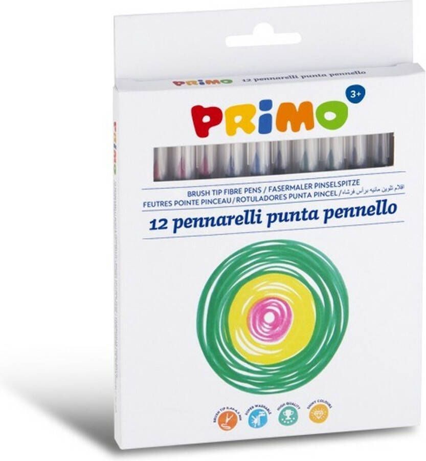 PRIMO 12 Viltstiften uitwasbaar dun