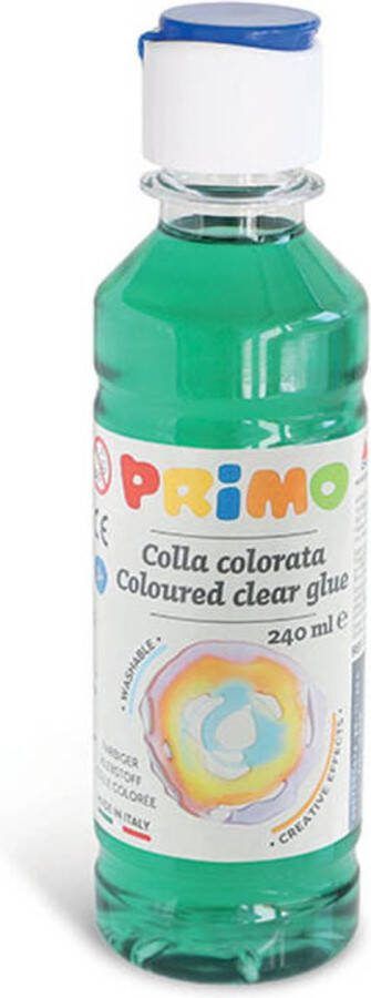 PRIMO Lijm op waterbasis Groen (240ml) Vloeistof Lijmfles 240 ml 3 jaar 1 stuk(s) 50 mm