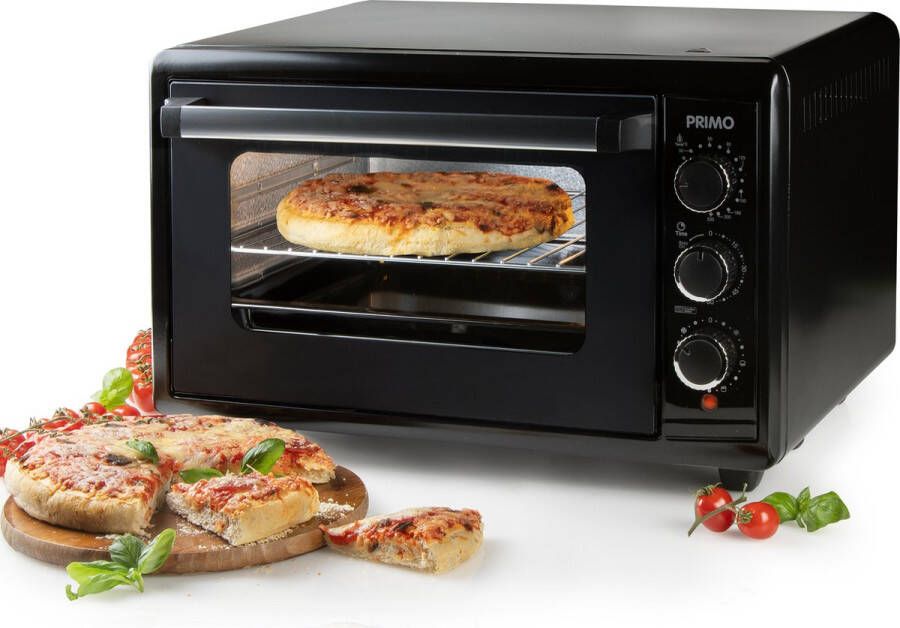 Primo PR253OV Vrijstaande Oven Grillfunctie Kleine Oven 42L Zwart