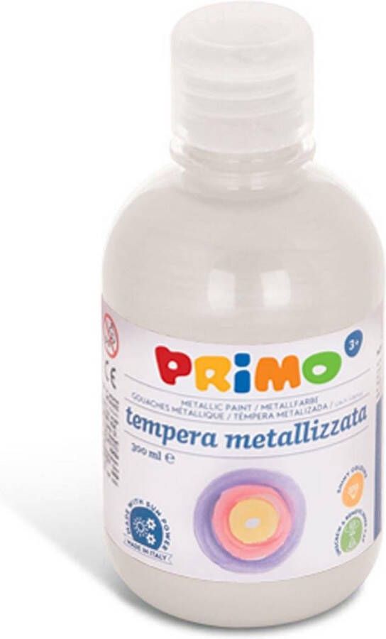 PRIMO Schoolverf Metallic Wit 300 ml