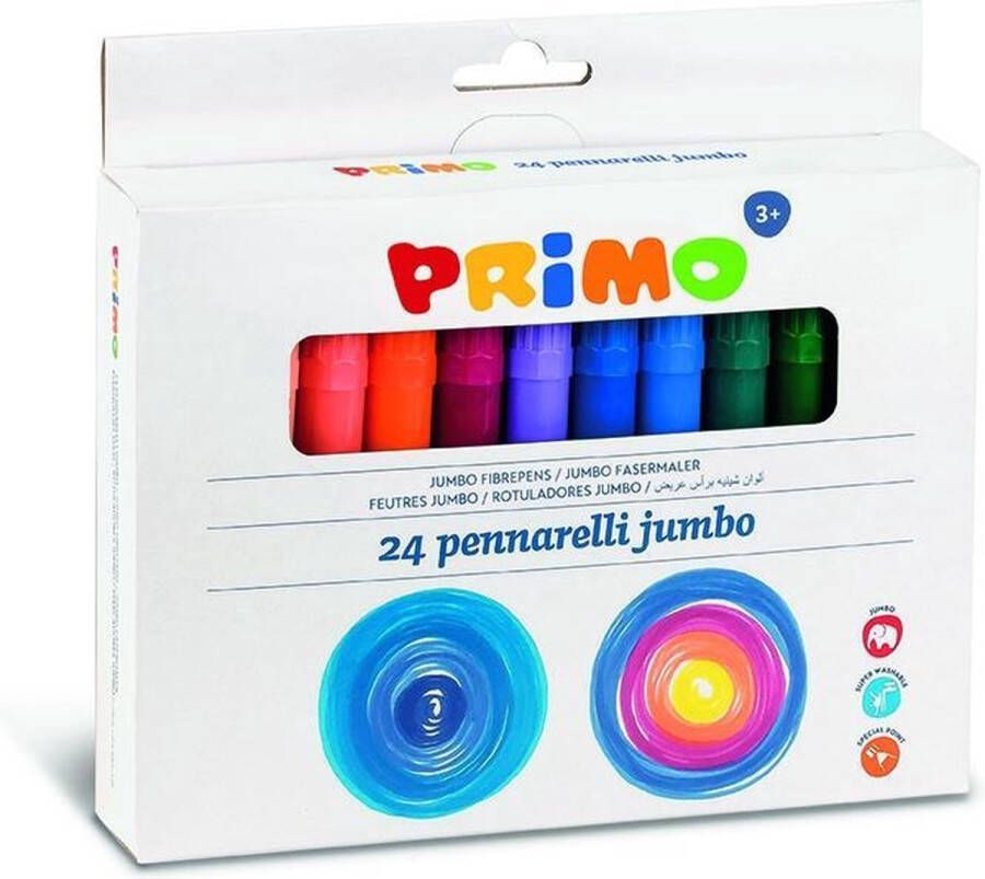 PRIMO Set van 24 jumbo viltstiften