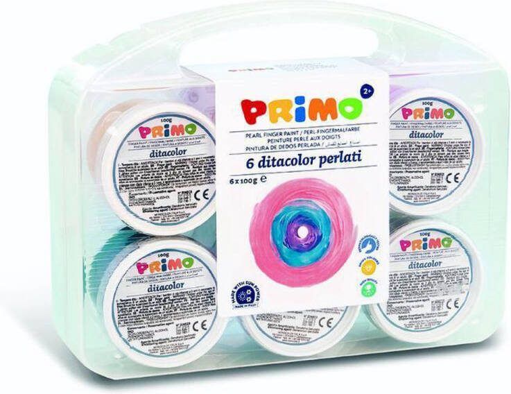 PRIMO Vingerverf Parelmoer 6 x 100 gram