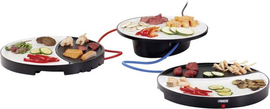 Princess 103082 Dinner4All Tafelgrill – Geschikt voor 2 personen – Nieuwste manier van gourmetten