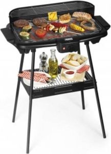 Princess BBQ 112247 Elektrische barbecue – BBQ Met en zonder statief te gebruiken 47x28cm 2000W