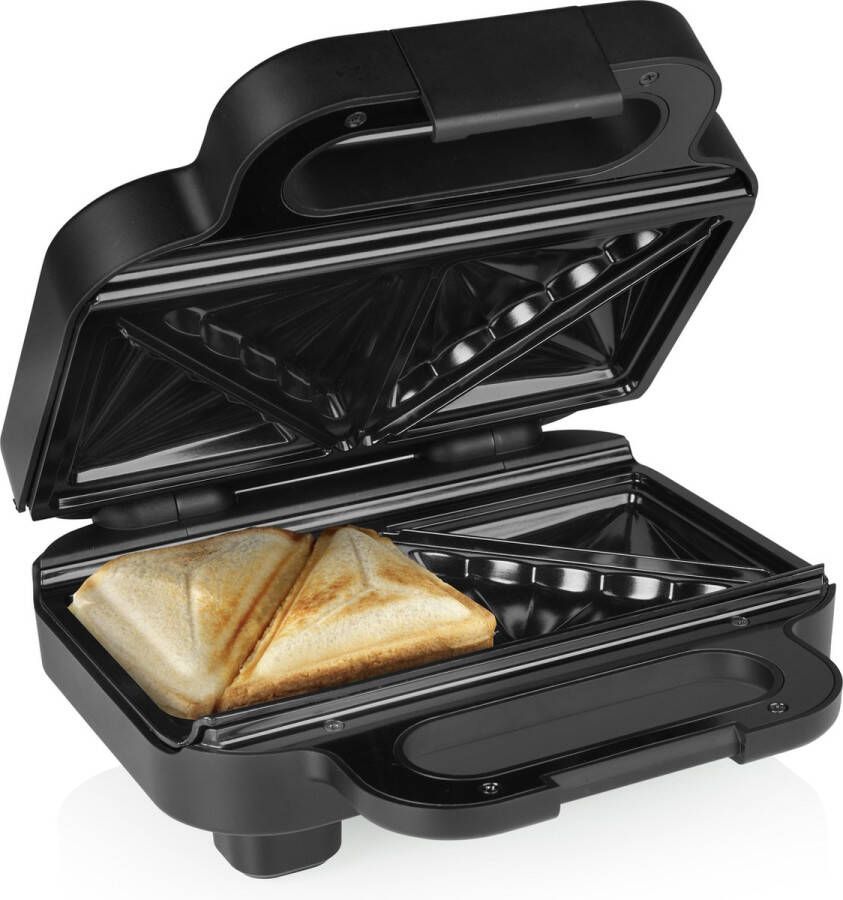 Princess 127007 Sandwichmaker Tosti apparaat voor 2 tosti s – Diep vullende platen- Tostiapparaat 800 Watt