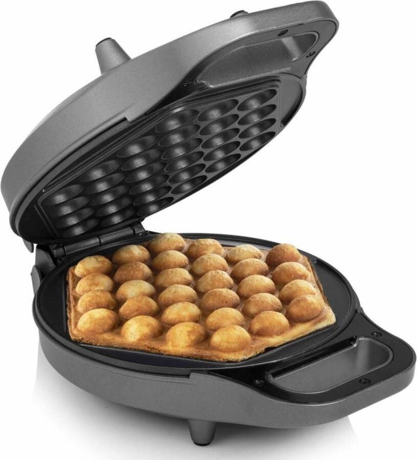 Princess 132465 Bubbelwafelijzer – Bubble wafel – Zeshoekige wafel Roteerfunctie 700W IJshoorn maker Anti aanbaklaag