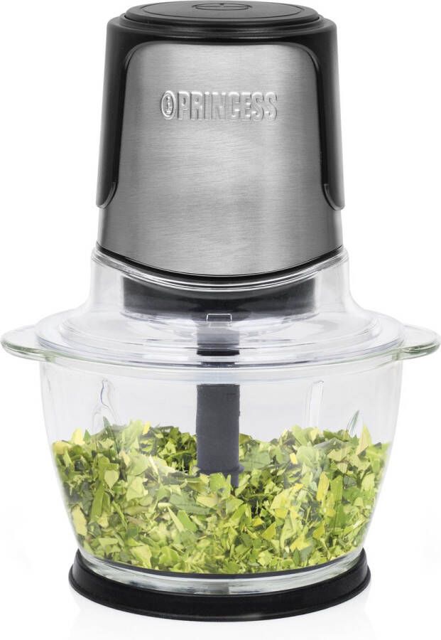 Princess 221051 Power hakmolen – 2 roestvrijstalen messen – 1 L inhoud